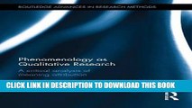 [PDF] Phenomenology as Qualitative Research: A Critical Analysis of Meaning Attribution (Routledge