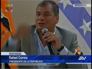 Presidente Correa criticó proyección del FMI sobre economía ecuatoriana