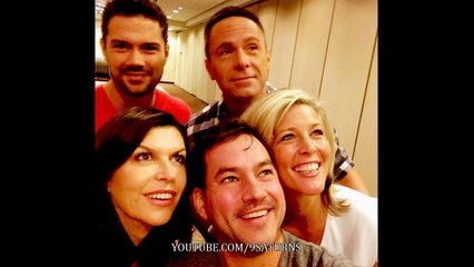GH FINOLA HUGHES RETURNS  Behind Scenes General Hospital Anna Robert Robin Duke Preview 9-13-16