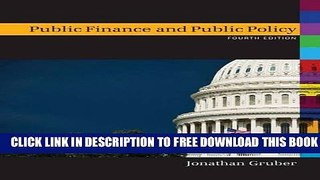 New Book Public Finance and Public Policy Fourth Edition