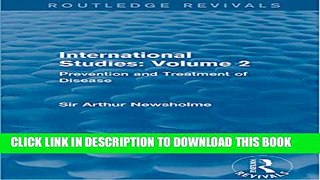 Collection Book International Studies: Volume 2: Prevention and Treatment of Disease (Routledge