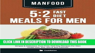 [PDF] MANFOOD: 5:2 Fast Diet Meals For Men: Simple   Delicious, Fuss Free, Fast Day Recipes For