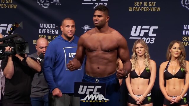 UFC 203 Weigh-Ins: Stipe Miocic vs. Alistair Overeem Staredown
