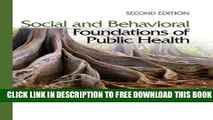 Collection Book Social and Behavioral Foundations of Public Health