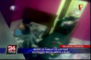 San Juan de Lurigancho: Mujer golpea salvajemente a su pequeña hija