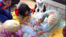 #Bad Baby Joker Girl Prank vs Disney Princesses Frozen Elsa Princess Elena of Avalor and Spiderman