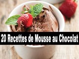 Recettes Mousse au chocolat