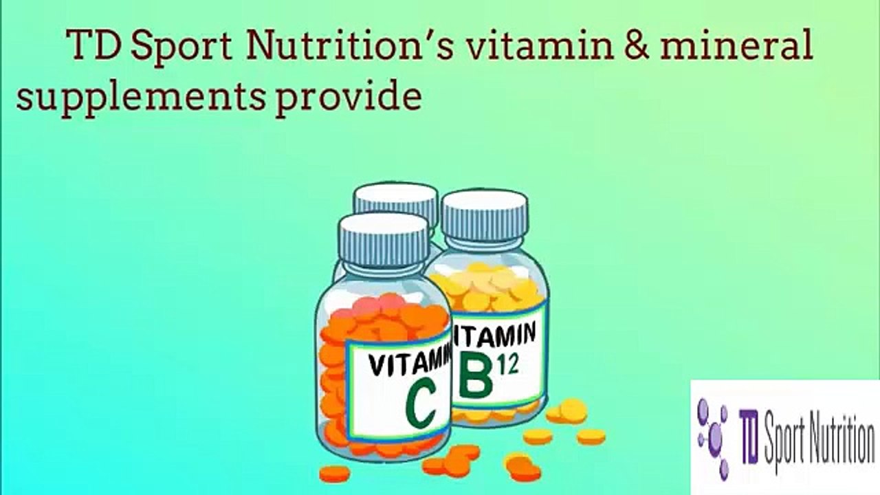 Vitamin & Mineral Supplement Products By TD Sport Nutrition
