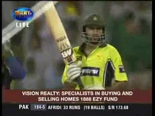 Shahid Afridi Makes 32 Runs From 1 Over Vs Sri Lanka