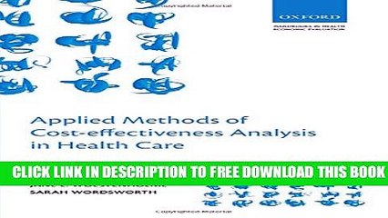 Collection Book Applied Methods of Cost-effectiveness Analysis in Healthcare