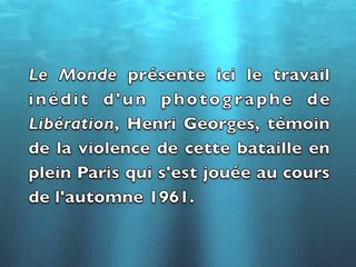 17 octobre 1961: " Une journée portée disparue..."
