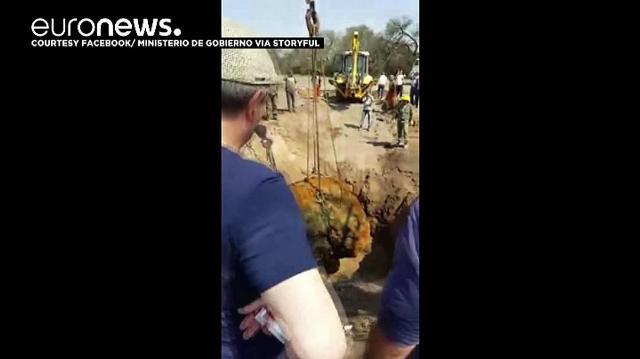 30 Tonnen schwerer Meteorit geborgn