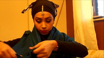 Easy Eid Hijab Style By RukisLooks