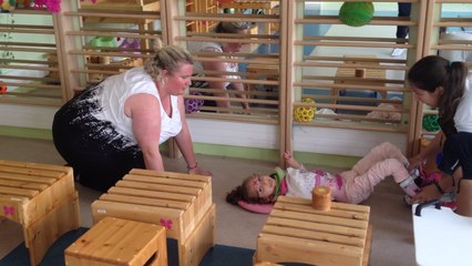 Dans le centre de Honorine Lève-toi pour enfants handicapés