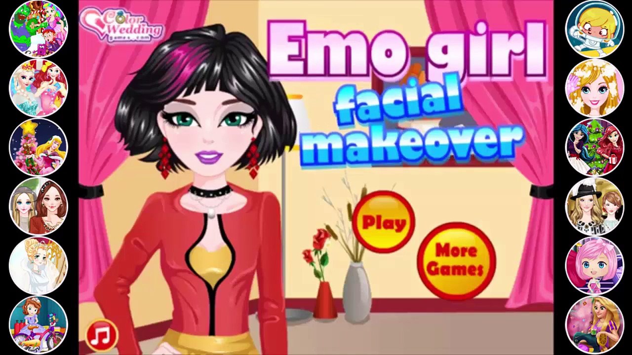Emo Girl Facial Makeover - Baby Game Channel - Video Games for Kids
