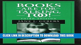 [Read PDF] Books Are for Talking, Too! Ebook Online