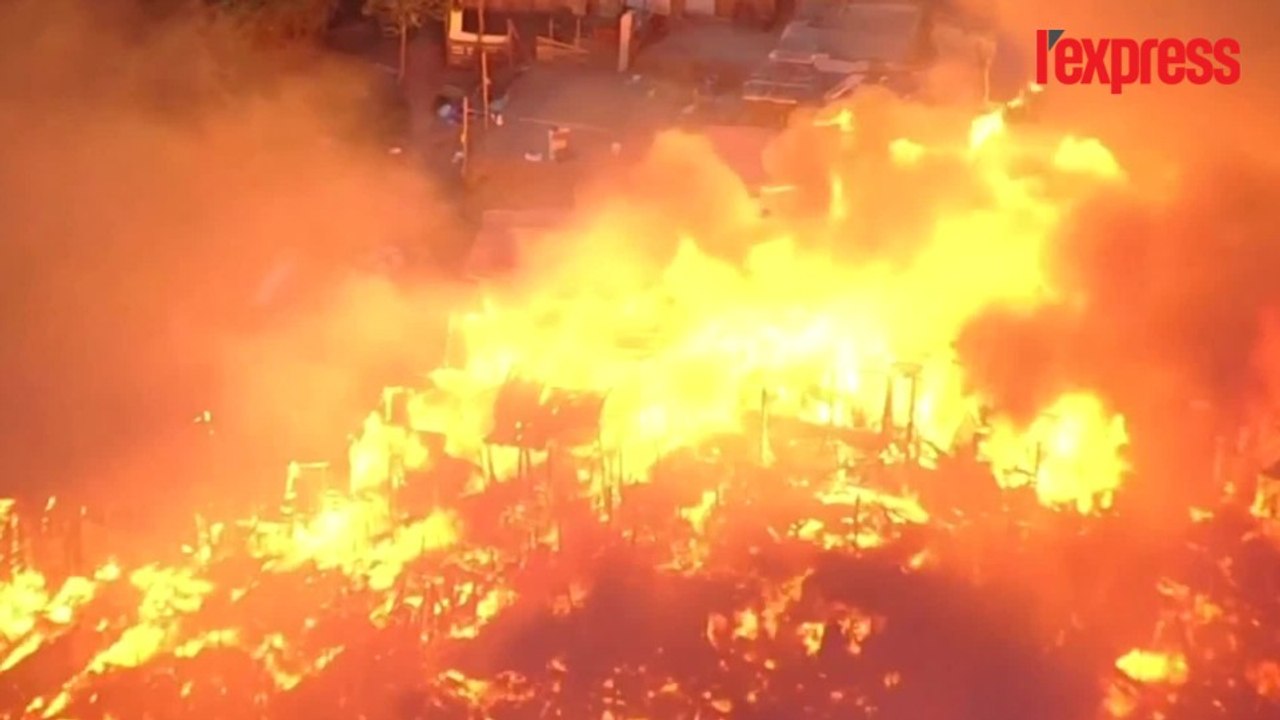Brésil: un incendie gigantesque ravage une favela de Sao Paulo