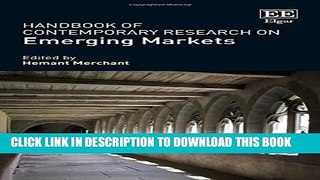 [PDF] Handbook of Contemporary Research on Emerging Markets (Research Handbooks in Business and