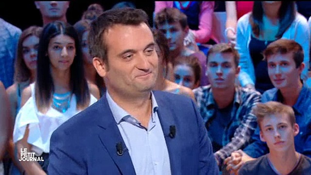 Florian Philippot trouve "plus drôle" la version du "Petit Journal" de Cyrille Eldin que du temps de Yann Barthès