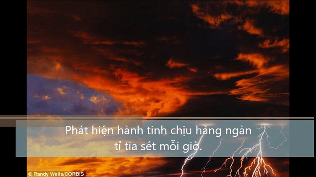 Phát hiện hành tinh chịu hàng ngàn tỉ tia sét mỗi giờ