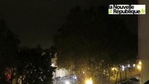 VIDEO. Coup de vent violent en centre-ville de Tours