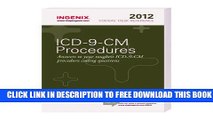 New Book Coders  Desk Reference for ICD-9-CM Procedures 2012 (Coder s Desk Ref: Procedures)