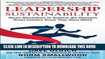 New Book Leadership Sustainability: Seven Disciplines to Achieve the Changes Great Leaders Know