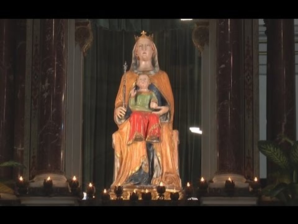Napoli - Madonna di Piedigrotta, Sepe celebra messa nel santuario (13.09.16)