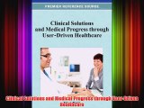 [PDF] Clinical Solutions and Medical Progress through User-Driven Healthcare Popular Online
