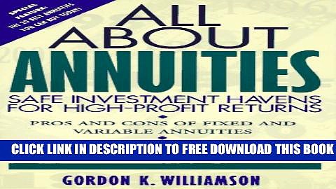 New Book All About Annuities: Safe Investment Havens for High-Profit Returns