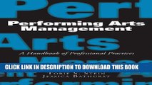 Collection Book Performing Arts Management: A Handbook of Professional Practices