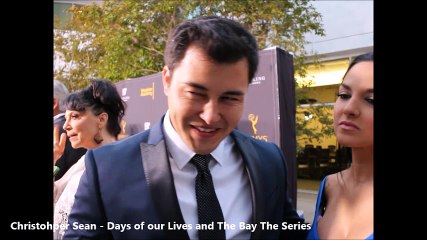 Christopher Sean - Days of our Lives and The Bay The Series at 2016 Daytime Emmys Reception