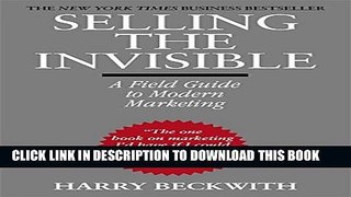 New Book Selling the Invisible: A Field Guide to Modern Marketing