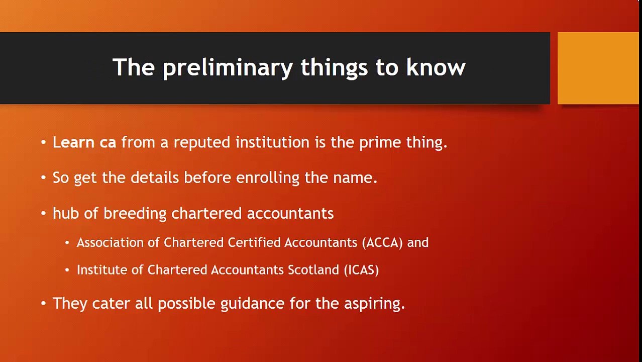 An overview on Chartered Accountancy jobs