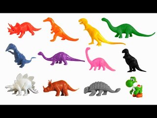 Dinosaur Colors - Featuring Yoshi from Super Mario - The Kids' Picture Show (Fun & Educational)