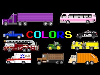 Vehicle Colors - Featuring Street Vehicles - The Kids' Picture Show (Fun & Educational)