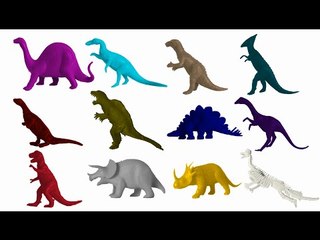 Dinosaur Colors 2 - The Kids' Picture Show (Fun & Educational Learning Video)