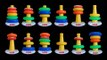 Stacking Rings - The Kids' Picture Show (Fun & Educational Learning Video)