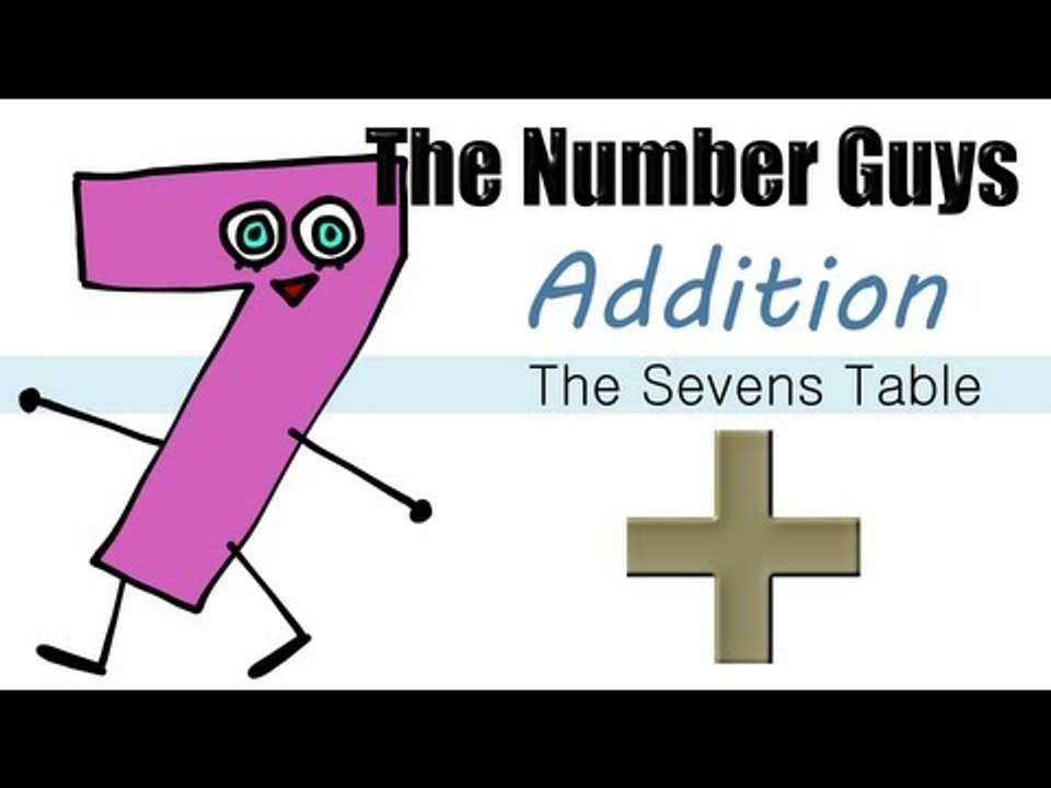 The Number Guys: Addition - The Sevens Table - The Kids' Picture Show (Fun & Educational)