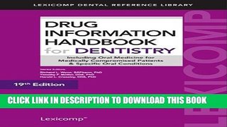 [PDF] Drug Information Handbook for Dentistry Popular Colection