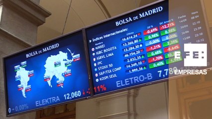 El IBEX reúne fuerzas a mediodía y sube el 0,16 %, hasta los 8.733 puntos