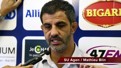 SU Agen : pour Mathieu Blin, "on fait l'apprentissage de la nouvelle programmation"
