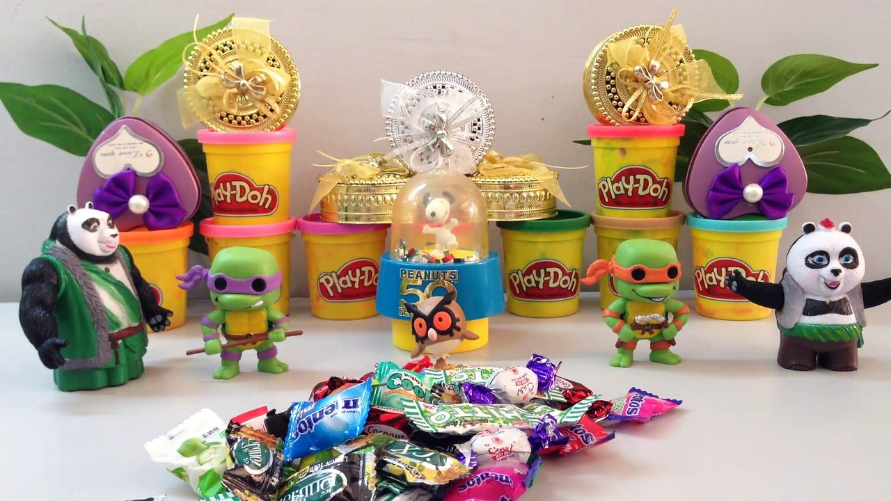 play candy surprise toys,Kung Fu Panda,Teenage Mutant Ninja Turtles,Angry Birds,Toys for kids surprise candy