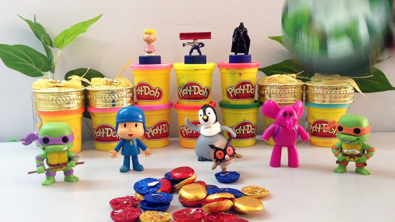 Pocoyo, Teenage Mutant Ninja Turtles,Angry Birds, spicaill Candy Surprises and Toys For Kids