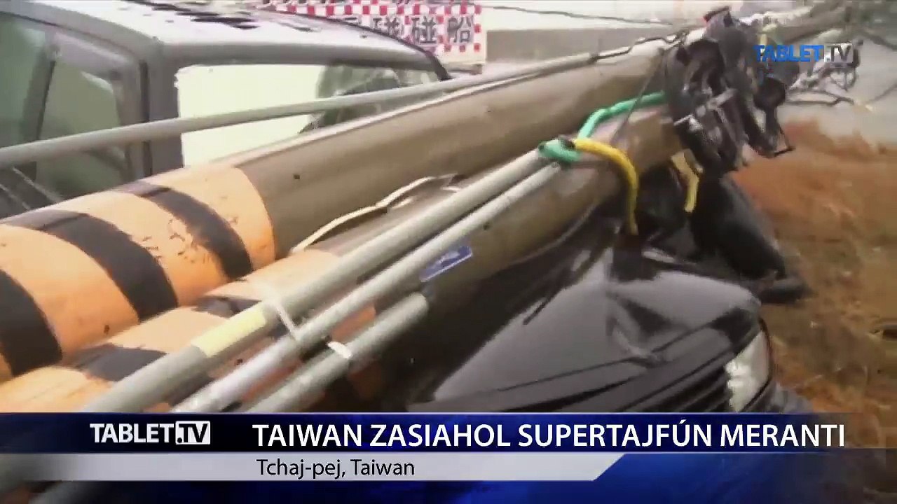 Supertajfún Meranti bičuje Taiwan