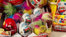 21 Surprise Eggs from Disney Cars, Kinder Surprise Eggs, Funny Face Surprises, and Play Doh Eggs