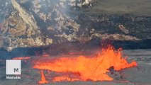 Check out this lava spewing from one of Hawaii's active volcanoes.