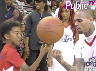 Qui est ce petit garçon qui tient tête à Chris Brown au ballon ?