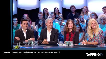 Le Grand Journal : La Miss Météo se fait recadrer en direct par un invité (Vidéo)