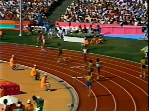 Women's 400m Hurdles Final at LA Olympics in 1984